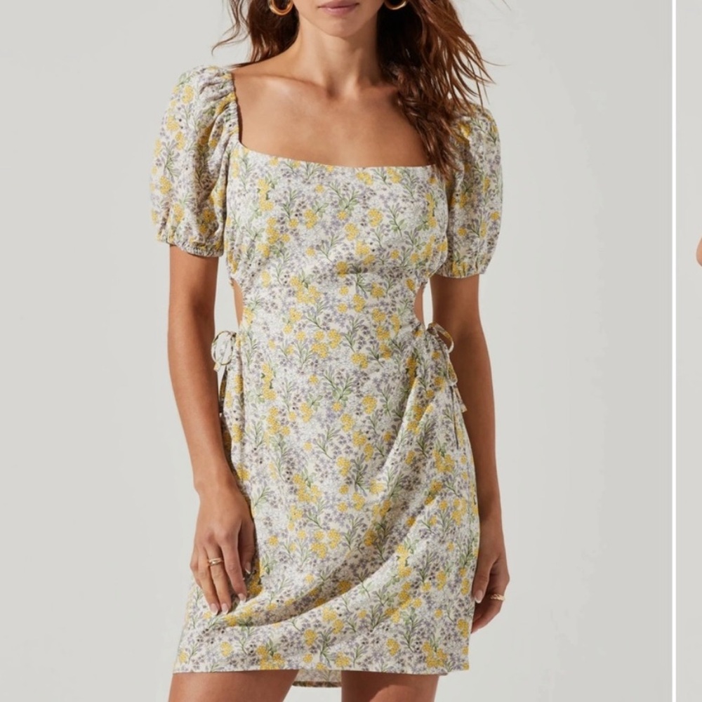 ASTR the Label side cutout dress